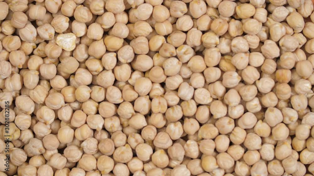 Dried chickpeas spinning 01 Dried chickpeas spinning 01