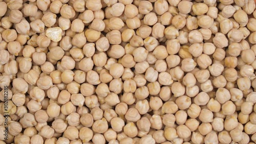 Dried chickpeas spinning 01