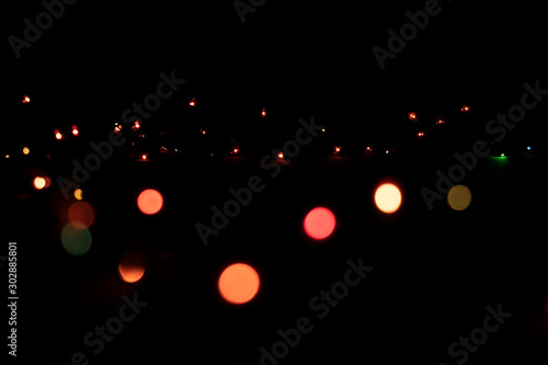 Bright fairy lights. New year holidays is near. Be prepared.
