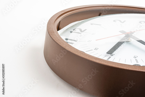 Broken And Dirty Old Clock Face