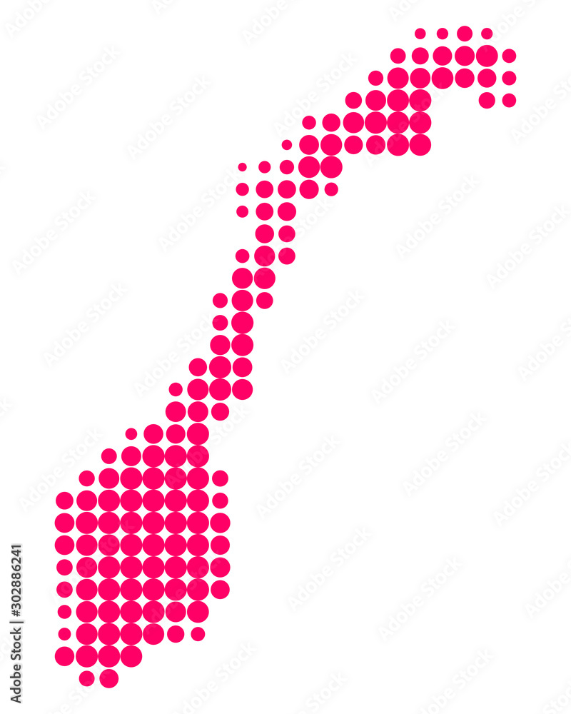Karte von Norwegen Karte von Norwegen