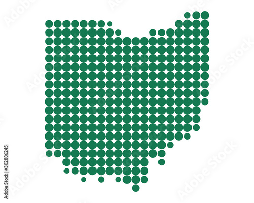 Karte von Ohio