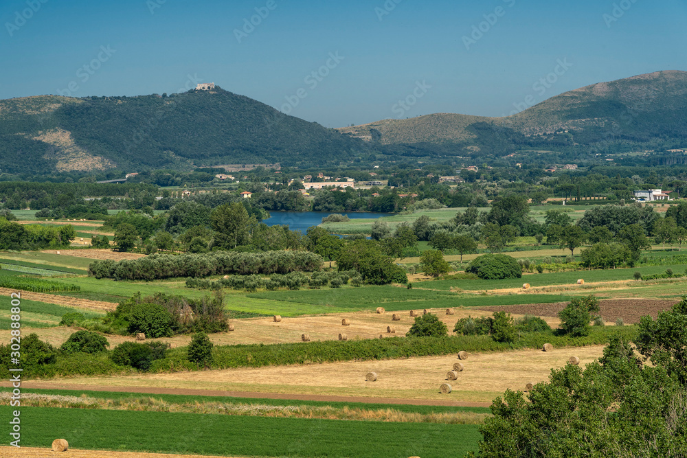 Rural landscape in province of Caserta