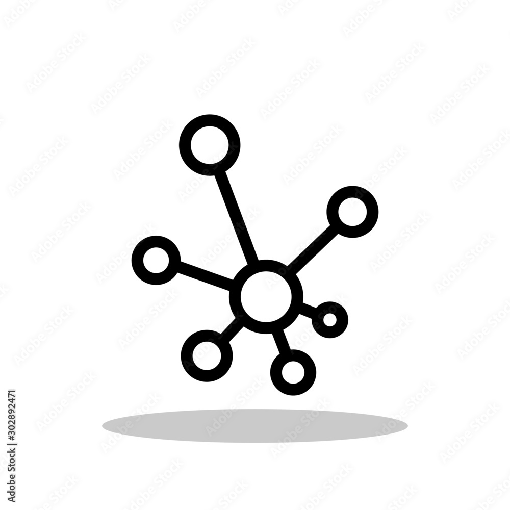 Hub Network icon in flat style. Hub connection symbol for your web site design, logo, app, UI Vector EPS 10. Hub Network icon in flat style. Hub connection symbol for your web site design, logo, app, UI Vector EPS 10.