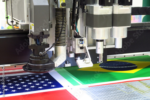 Digital cutting printing machine