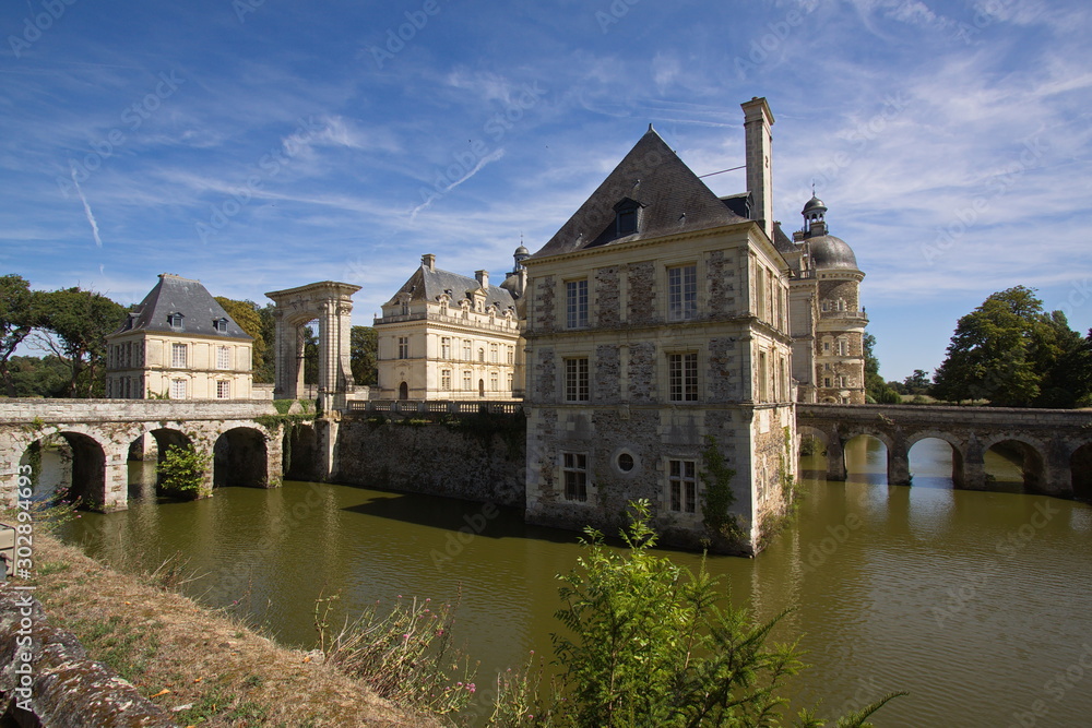Castle Serrant of the Loire valley in France,Europe