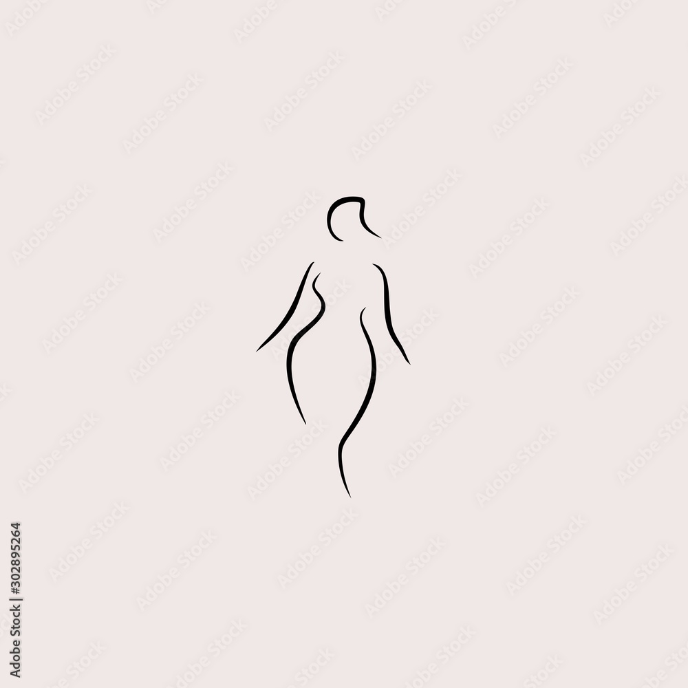 vector silhouette of a woman vector silhouette of a woman