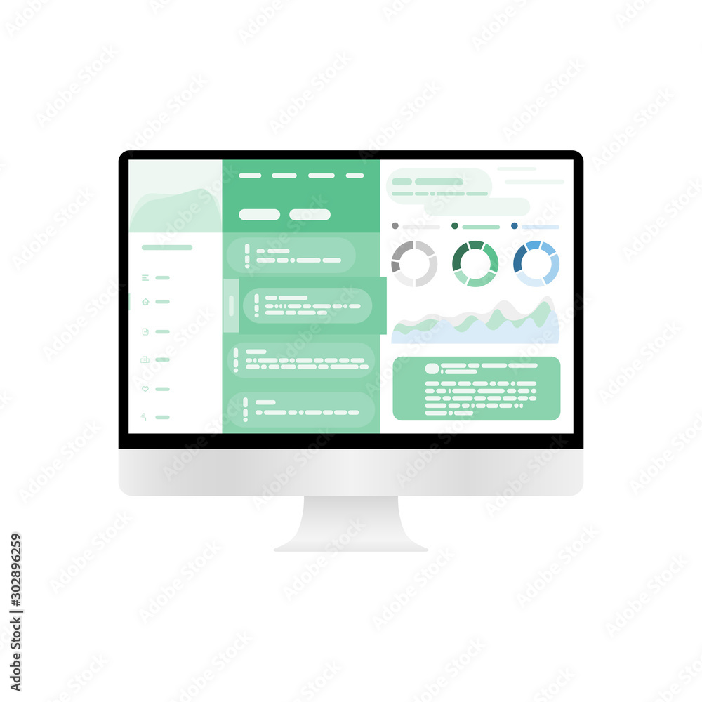 Web Design. Website template for monitor. Elements for monitor and web applications. User Interface UI and User Experience UX content organization. landing page, banner. Web Design. Website template for monitor. Elements for monitor and web applications. User Interface UI and User Experience UX content organization. landing page, banner.