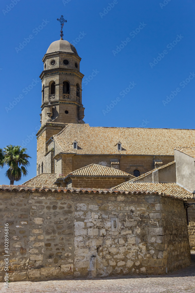 Historic cathedral in the center of Baeza, Spain