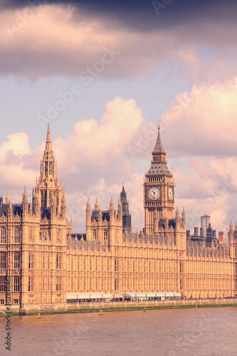 London, England. Filtered colors style.