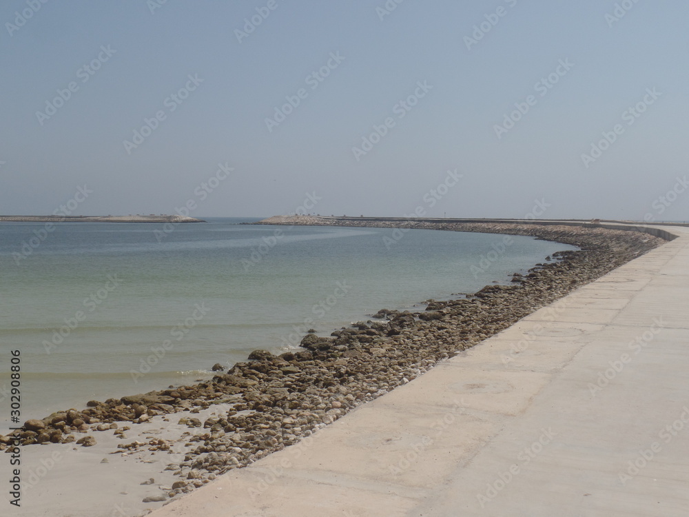 The beautiful coastline of Salalah, Oman