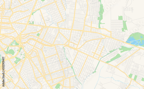 Printable street map of Pinhais  Brazil