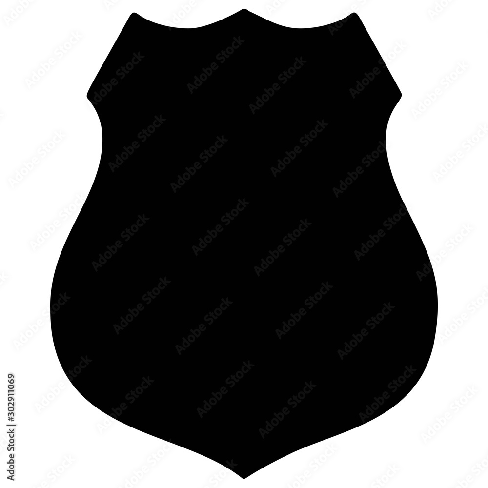 police-badge-silhouette-a-cartoon-illustration-of-a-police-badge