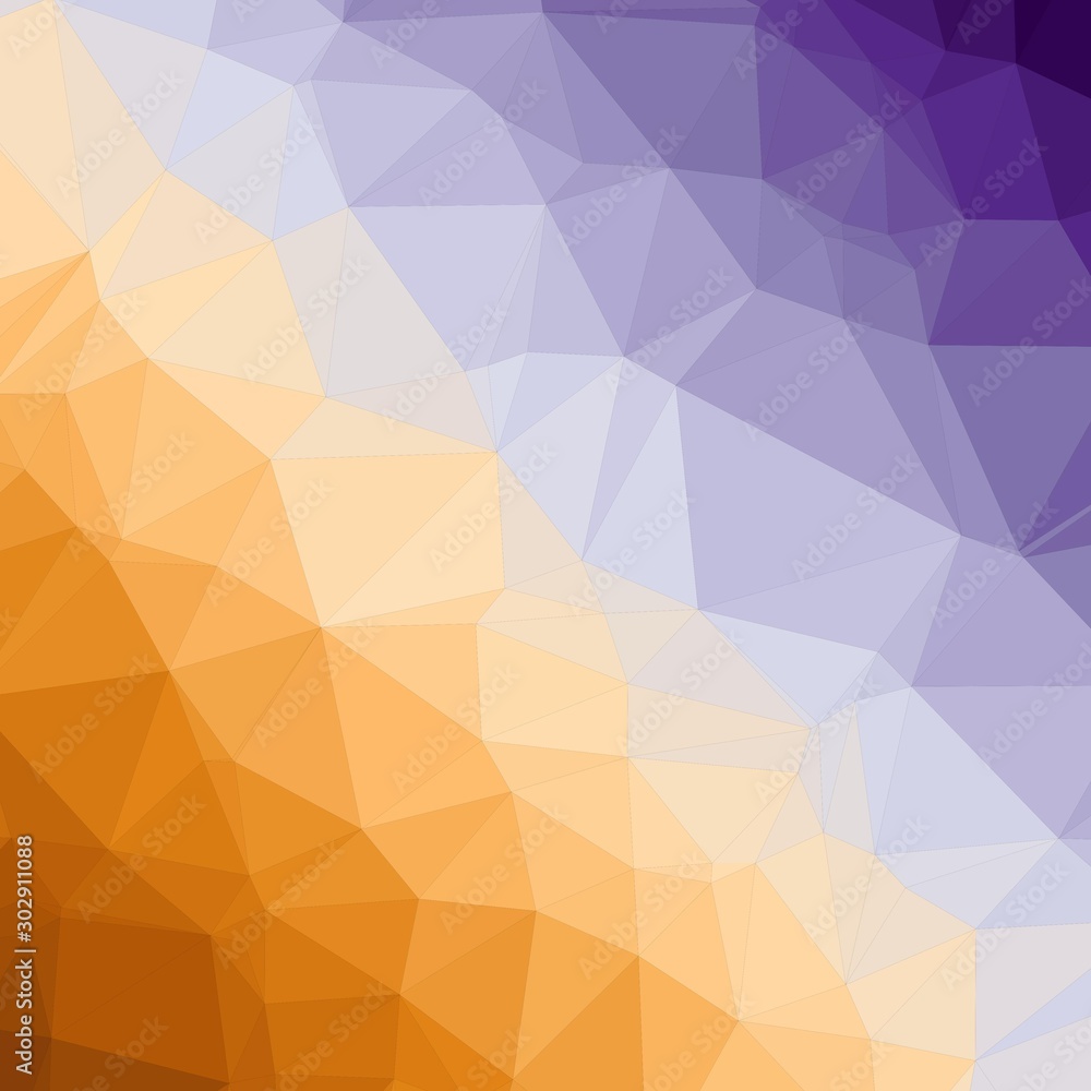 Obraz premium Abstract Delaunay Voronoi trianglify Generative Art background illustration
