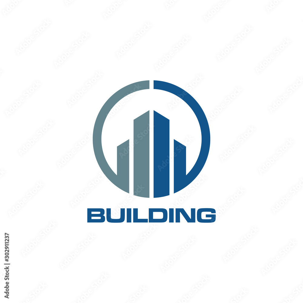 Building Construction Real Estate Logo Template Vector Icon Building Construction Real Estate Logo Template Vector Icon