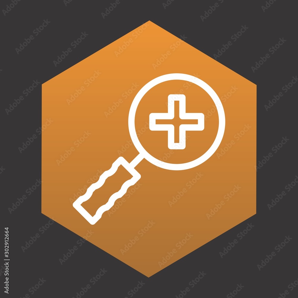 Obraz premium Zoom In Icon For Your Project