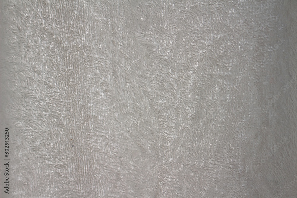Obraz premium white towel closeup and its texture