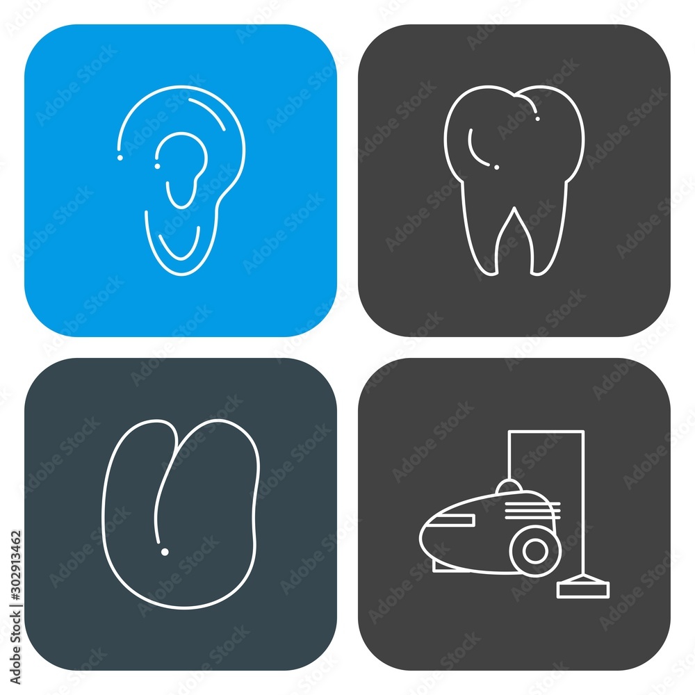 Set of 4 Universal Pixel Perfect Icons Set of 4 Universal Pixel Perfect Icons