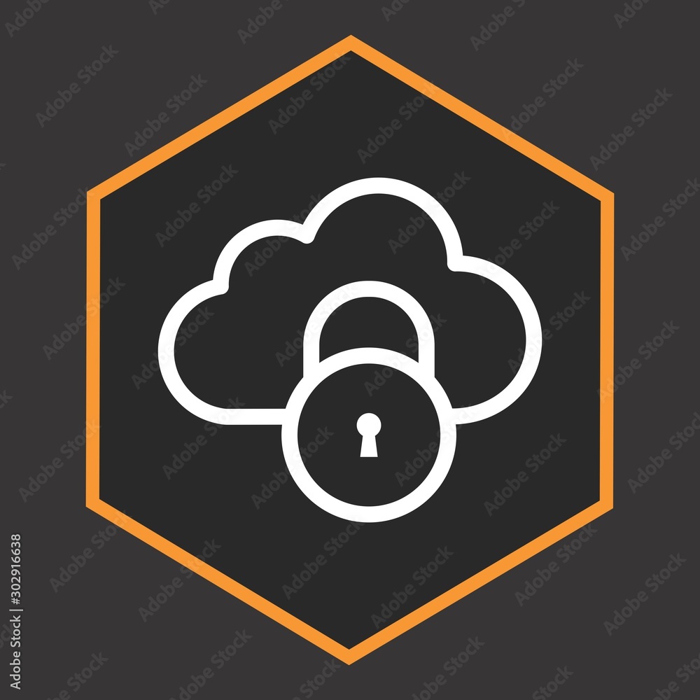 Cloud Lock Icon For Your Project Cloud Lock Icon For Your Project