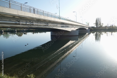 bridge over drava in ptuj city close to Ptujsko jezero photo