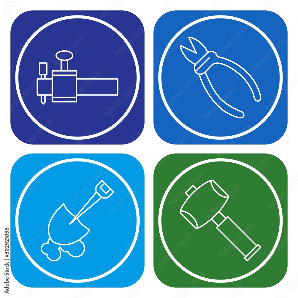 Set of 4 Quality icon Set of 4 Quality icon