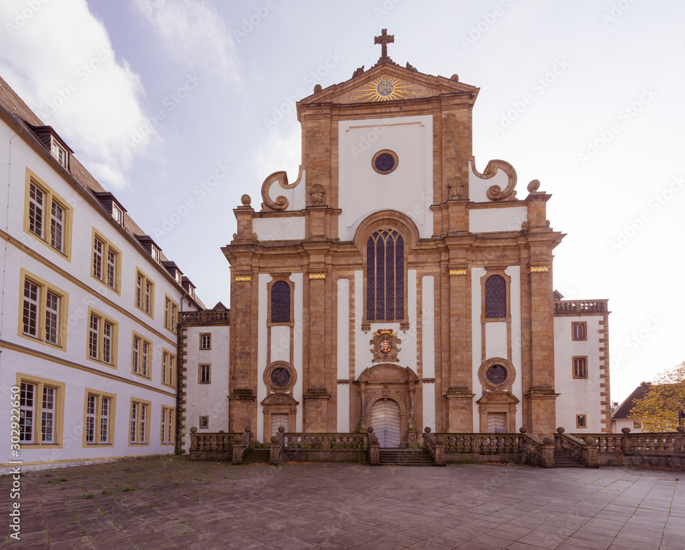 Market Church, former Jesuit church, Paderborn, North Rhine-Westphalia, Germany, Europe