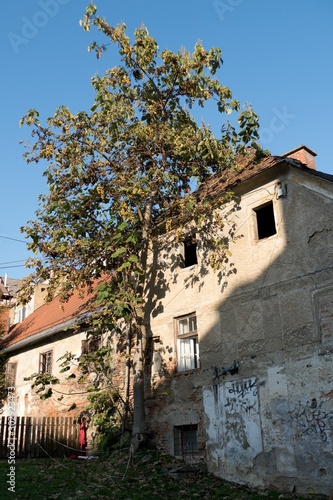 old house in the slovenian city