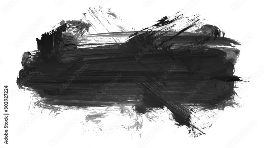 Looping Underline Grunge brush stroke. Abstract hand - painted element. Underline and ...