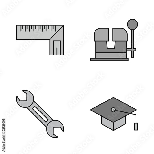 Simple Set of Universal Related Color Icons