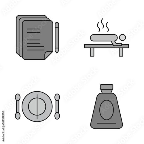 Simple Set of Universal Related Color Icons