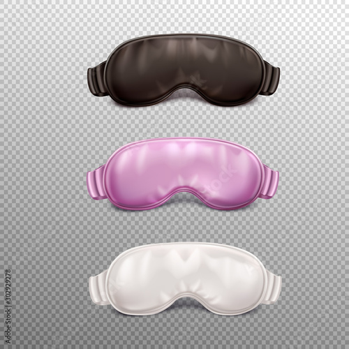 Sleeping Masks Transparent Set