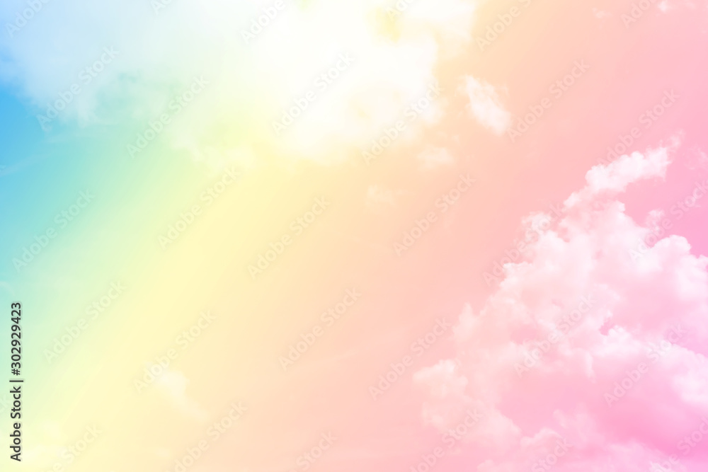 Premium Photo  Abstract color pastel background, a soft sky with cloud  background in pastel color