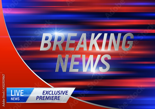 Breaking News Bumper Background