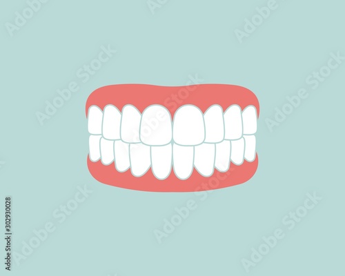 dental clinic icon logo vector illustration design