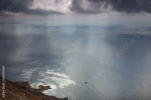 Regen über Loutro