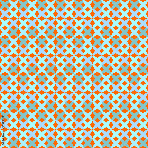 Pattern crocette chiare su sfondo arancio photo