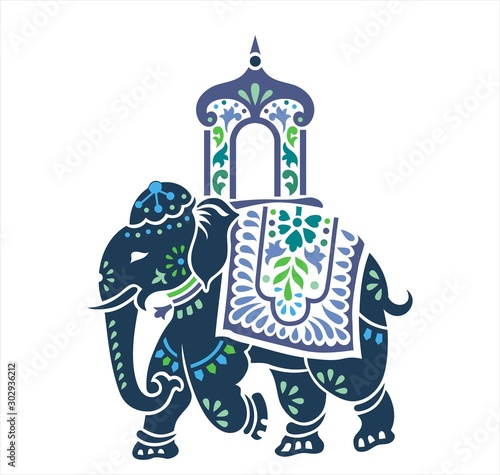 Elephant, festival , Jaipur, Royal Rajasthan, India, Asia	