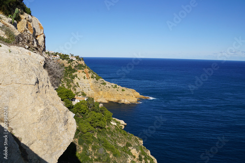 Beautiful landscapes of Javea in Spain - viewpoints, cliffs and nature © ekaterina McClaud