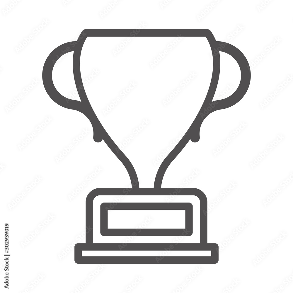 Trophy Vector illustration. Quality design element Line Icon. Trophy Vector illustration. Quality design element Line Icon.