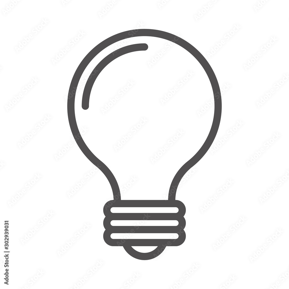 Bulb Vector illustration. Quality design element Line Icon. Bulb Vector illustration. Quality design element Line Icon.
