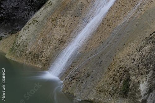 particular waterfall by Molinetto della Croda