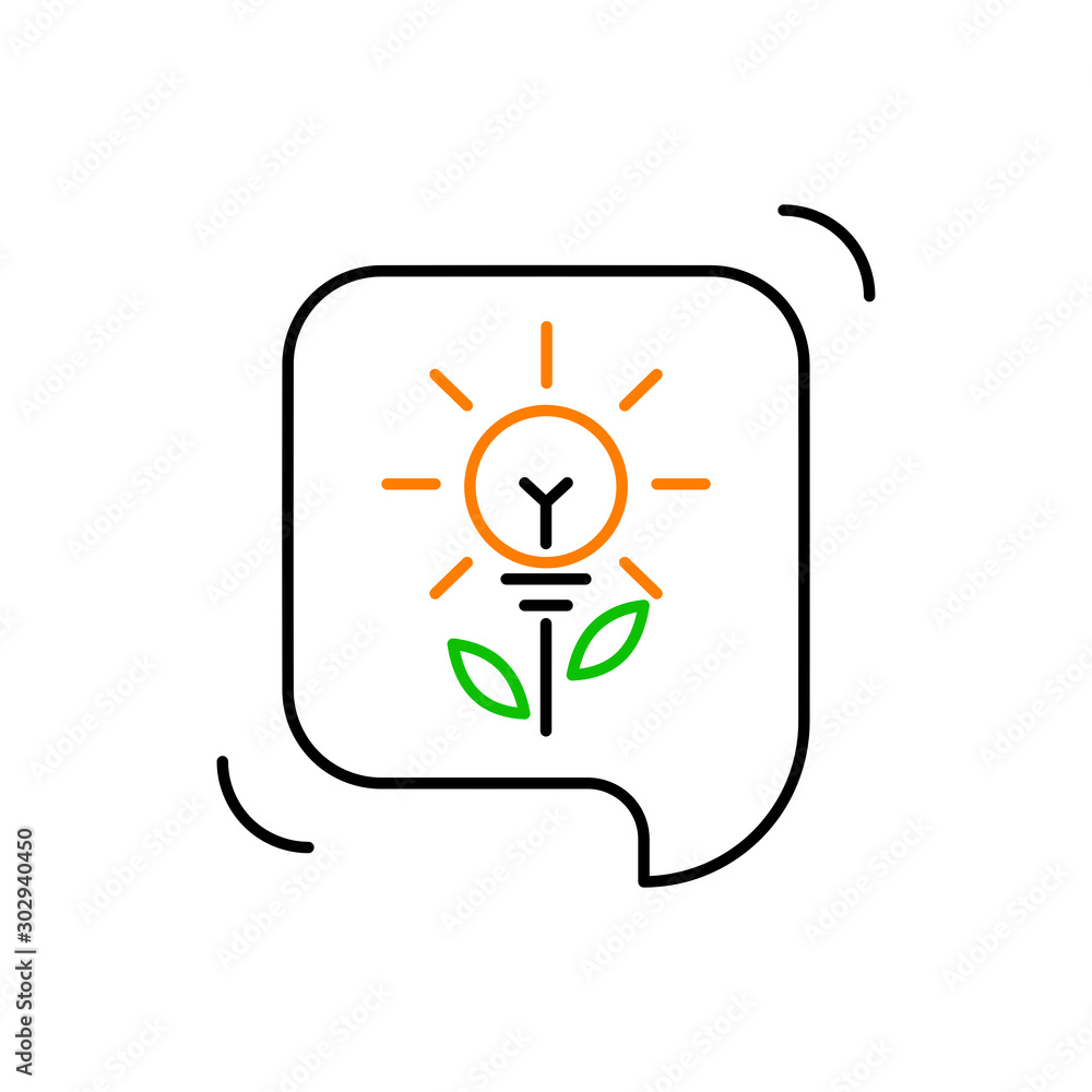 Concept of idea, creativity and innovation. Outline thin line flat illustration. Isolated on white background. Concept of idea, creativity and innovation. Outline thin line flat illustration. Isolated on white background.