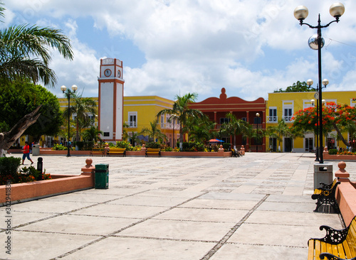 Cozumel plaza central  ,island mexico