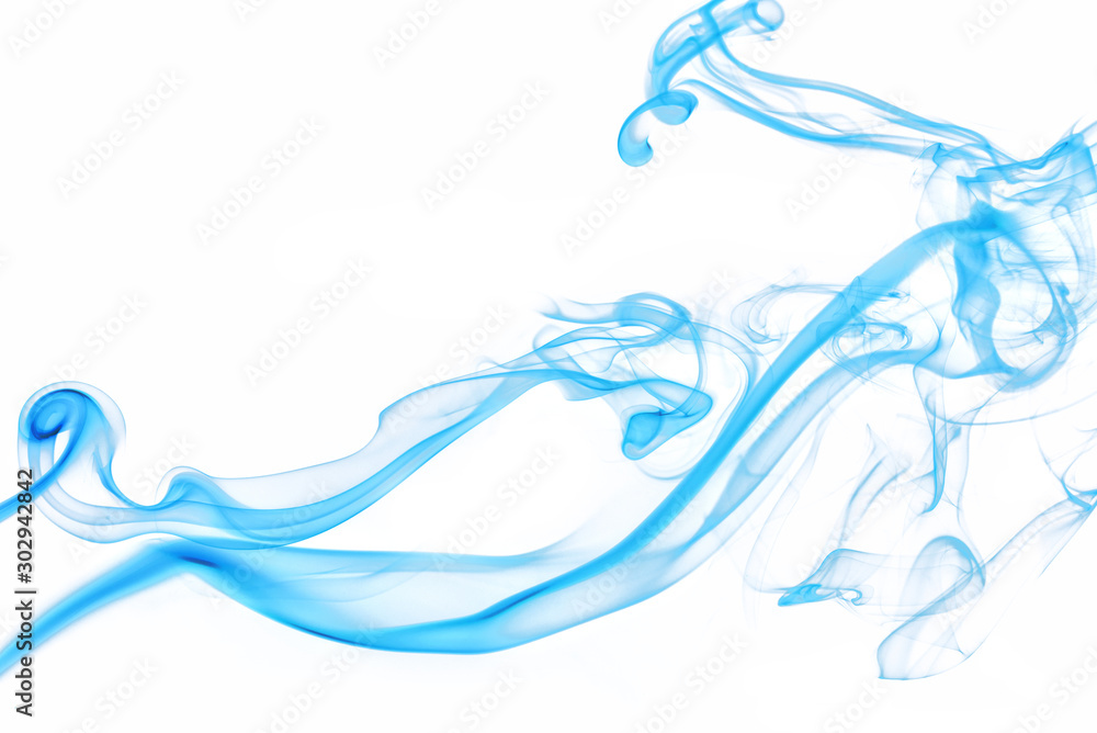 Abstract colored smoke isolated in white background Abstract colored smoke isolated in white background