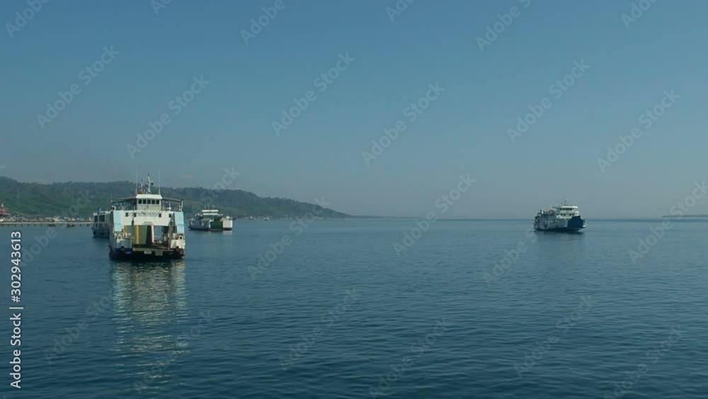 Crossing strait between Java and Bali islands, Indonesia Crossing strait between Java and Bali islands, Indonesia