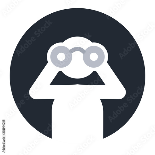pictos observateur jumelles