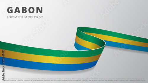 Fotografija Flag of Gabon