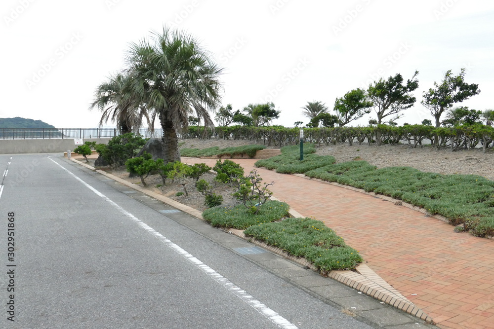 Fototapeta premium 愛知県西尾市 宮崎漁港 風景