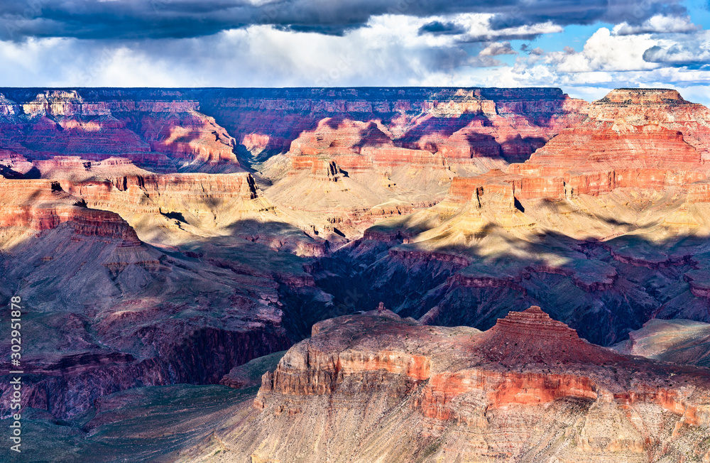 Landscape of the Grand Canyon in Arizona, USA