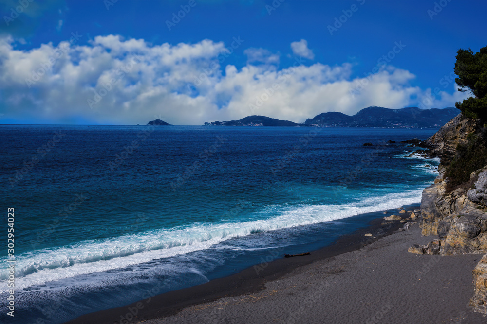 Punta Corvo, a beach of Ligurian emotions in Ameglia Punta Corvo, a beach of Ligurian emotions in Ameglia